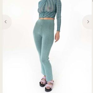 Find Me Now Marimba Knit Pant - Size XL/XXL Garmentory  Blue Noise MSRP $136 A1